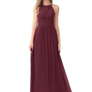 Cabernet bridesmaid dress